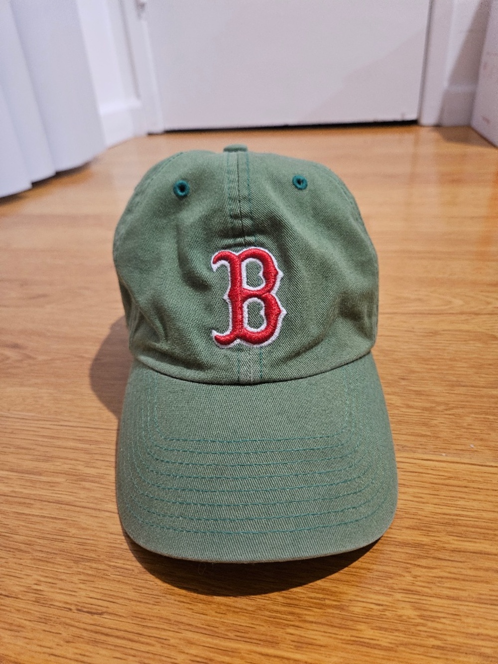 Vintage Boston Red Sox Kelly Green Twins Enterprise 'The Franchise' Hat Size L